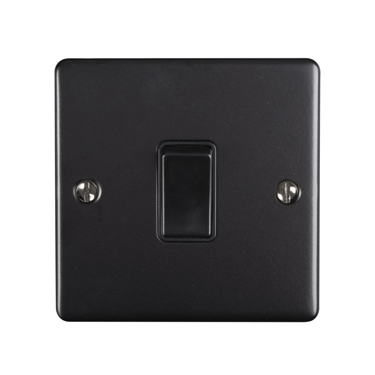 Eurolite 2 Way Black Trim Wall Mounted Light Switch Wayfair.co.uk